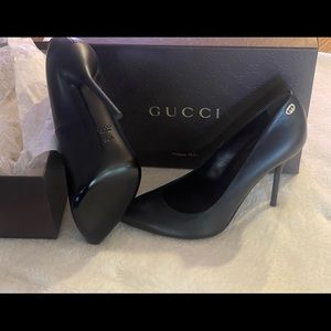 Black Gucci heels